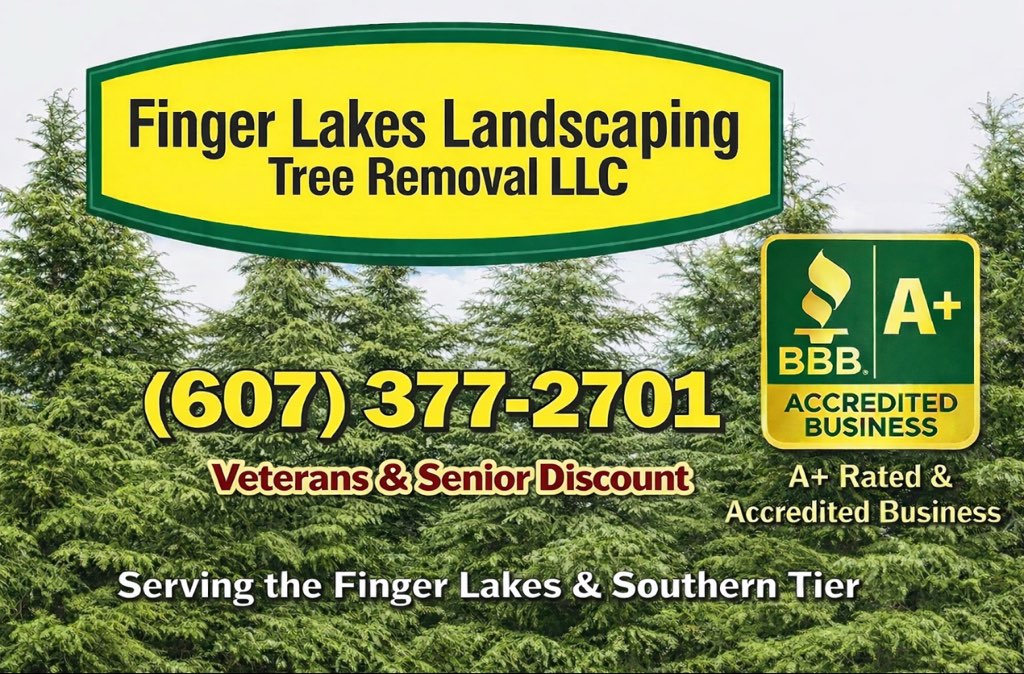 Finger Lakes Landscaping Tree Removal Logo Full Size